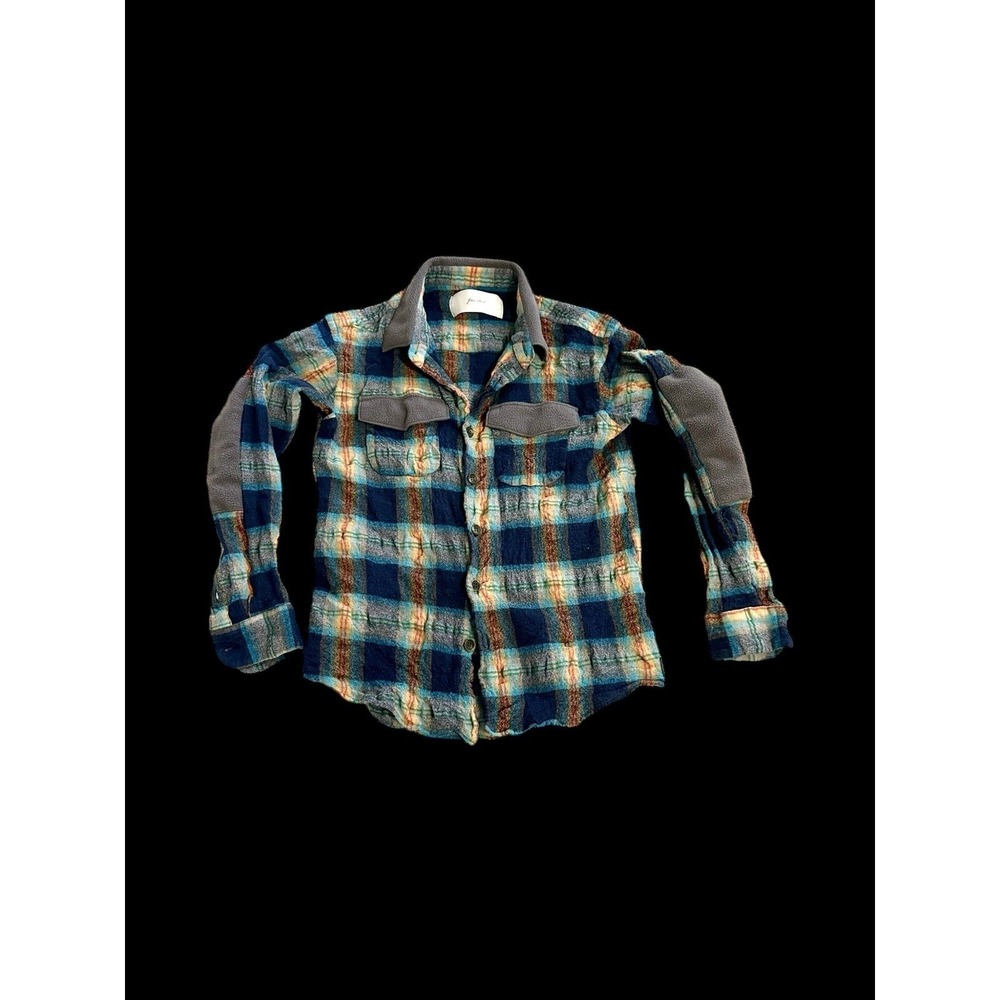 Julien David Flannel Women's Shirt‎ Medium Made In Japan Designer